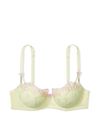 Embroidered Butterfly Lace Bra, Push Up