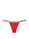 Lipstick Red Logo Embroidered Very Sexy Icon Thong Knickers