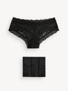 Black The Lacie Multipack Knickers, Thong