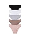 Multipack Cotton Knickers, Thong