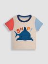 Yellow Hippo Interactive Appliqué T-Shirt