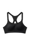 Black Smooth Lightly Lined High Impact Sports Bra