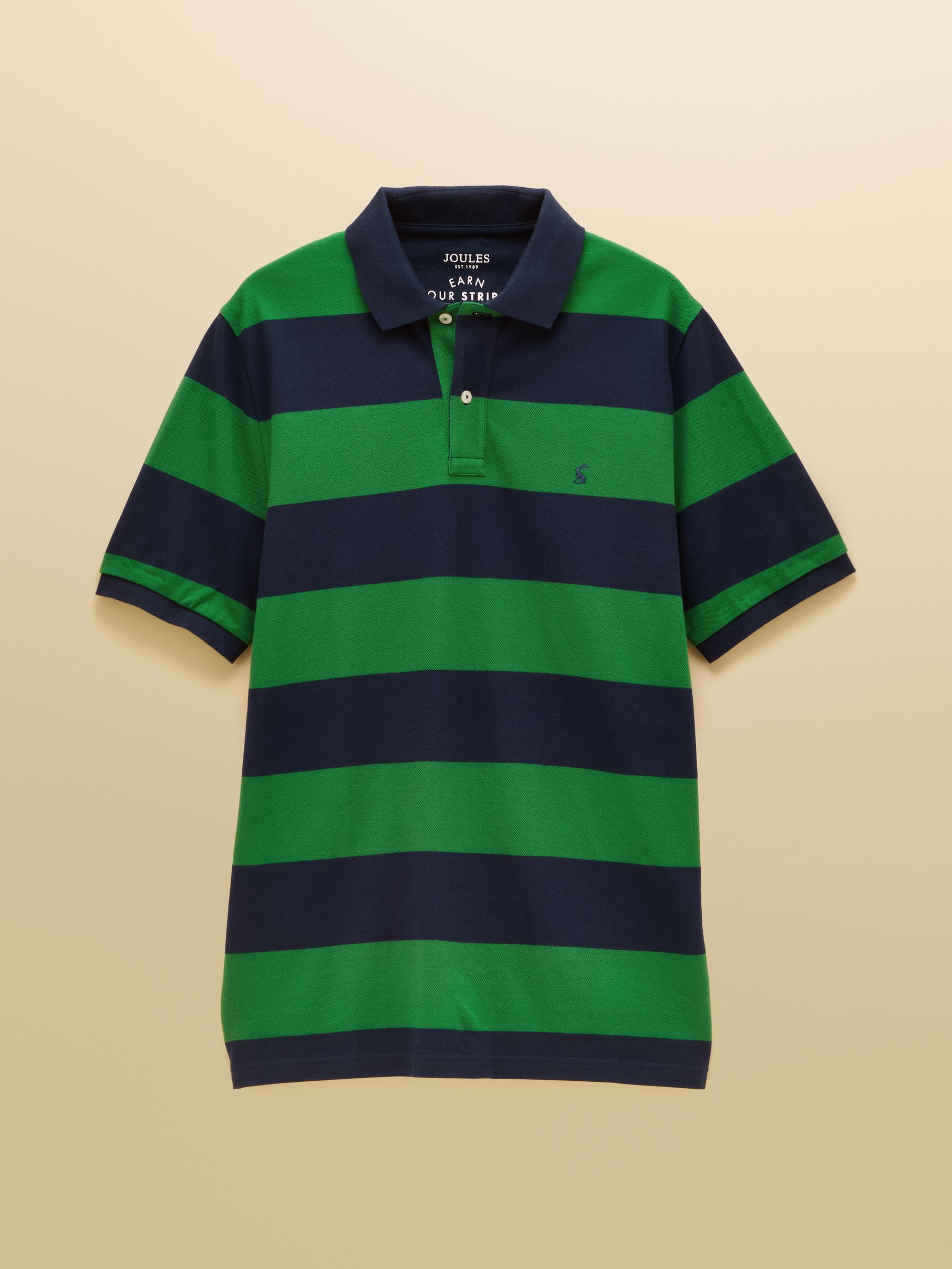 Green & Navy Stripe