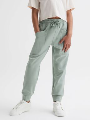 Reiss Tila Jersey Drawstring Joggers