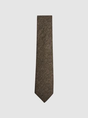 Reiss Saturn Wool-Silk Blend Tie