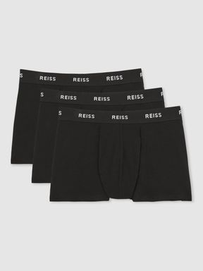Reiss Heller Three Pack Organic Cotton Boxers