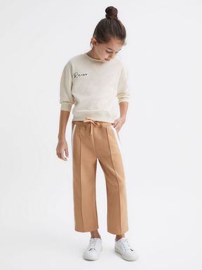 Reiss Tegan Jersey Side Stripe Trousers