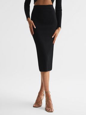 Reiss Iona Knitted Pencil Skirt Co-Ord
