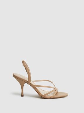 Reiss Clara Strappy Mid Heel Sandals