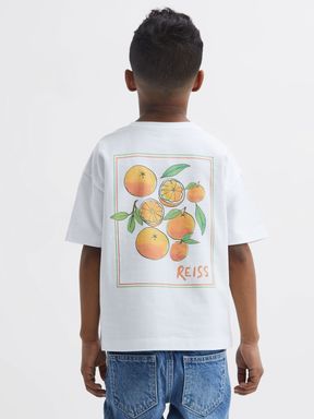 Reiss Seville Motif Cotton T-Shirt