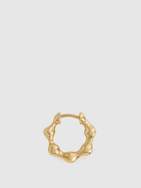Reiss Milla 11 Maria Black Huggie Earring