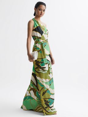 Reiss Tina Jungle Print Maxi Dress
