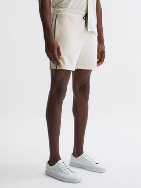 Reiss Fredericks Towelling Drawstring Shorts