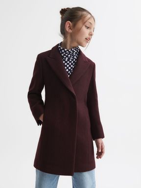 Reiss Harlow Mid Length Wool Blend Coat