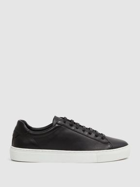 Reiss Finley Leather Trainers