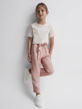 Reiss Joanie Paper Bag Cargo Trousers