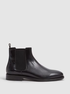 Reiss Tenor Leather Chelsea Boots