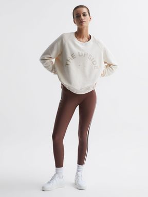 Reiss Hustle The Upside High Rise Drawstring Leggings