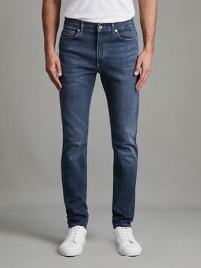 Jean slim Reiss James délavé