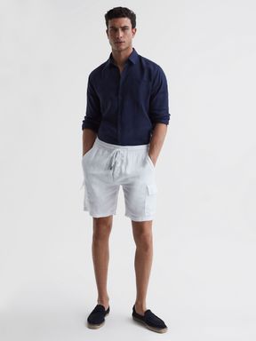 Reiss Baie Vilebrequin Linen Shorts