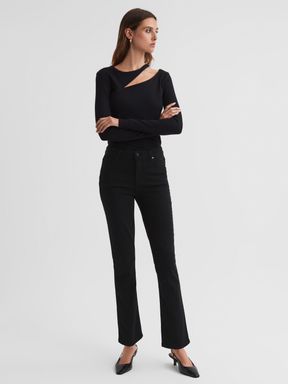 Reiss Cindy Paige High Rise Cropped Jeans