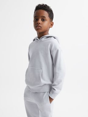 Reiss Alexander Oversized Cotton Jersey Hoodie