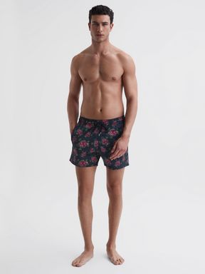 Reiss Moorise Vilebrequin Turtle Print Swim Shorts