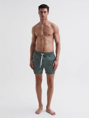 Reiss Beach Plain Drawstring Swim Shorts