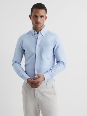 Reiss Greenwich Soft Wash Button Down Oxford Shirt