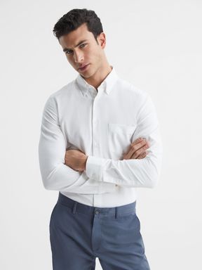 Reiss Greenwich Soft Wash Button Down Oxford Shirt