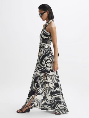 Robe longue Reiss Hallie imprimée à dos nu