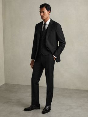 Reiss Aspire Slim-Fit Wool Suit Waistcoat