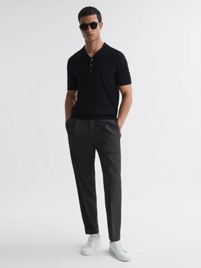 Reiss Brighton Relaxed Rolled Hem Trousers