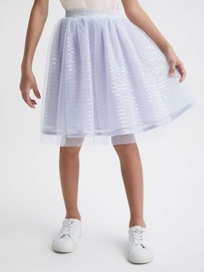 Reiss Charlotta Sequin Midi Skirt