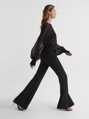 Reiss - Gabi - Soepele flare broek