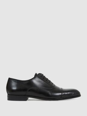 Reiss Hertford Leather Oxford Shoes