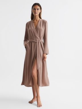 Reiss Illaria Silk Robe