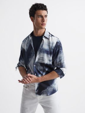 Reiss Dissly Slim Fit Printed Shirt