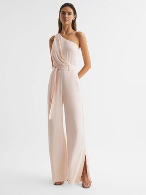 Reiss Eliza Off-The-Shoulder Jumpsuit