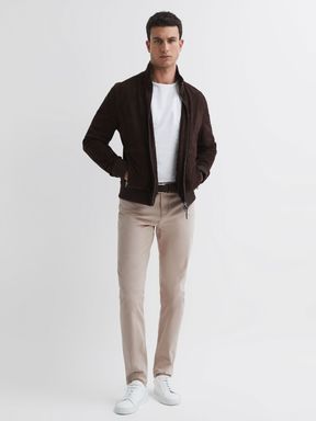 Reiss Kalkan Slim Fit Five Pocket Trousers