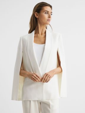 Reiss Yana Tuxedo Cape Blazer