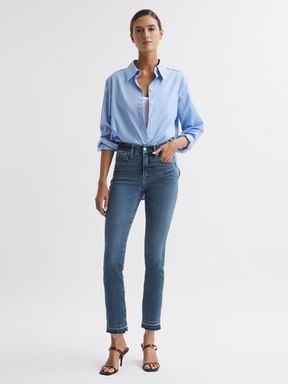Reiss - Laurel Paige - Uitlopende jeans met hoge taille