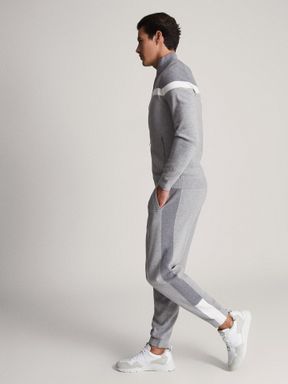 Reiss Parker Panelled Jersey Joggers