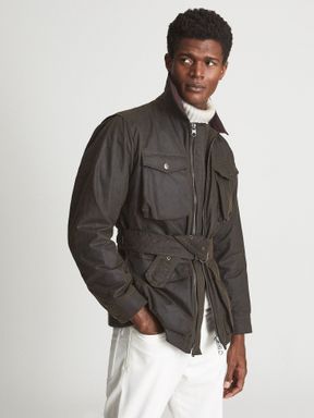 Reiss Wax Private White V.C. Waxed Jacket