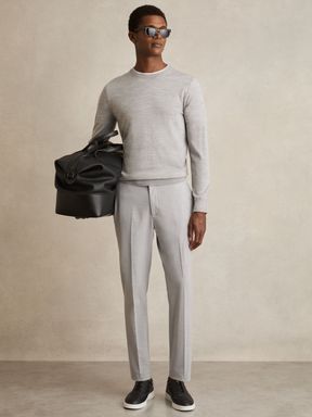 Reiss Found Stretch Slim Fit Drawstring Trousers