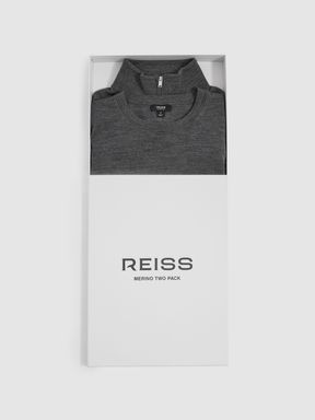 Reiss Merino Mixer 2 Pack Pack of Two Merino Wool Jumpers