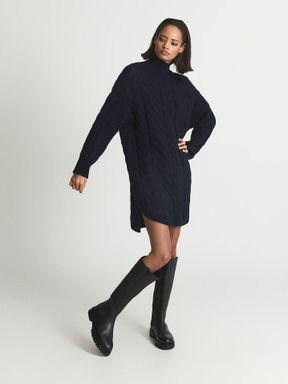 Reiss Laura Cable Knit Tunic