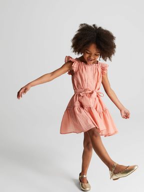 Reiss - Malin Junior - Mini-jurk met textuur