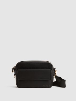 Reiss Clea crossbodytas van leer