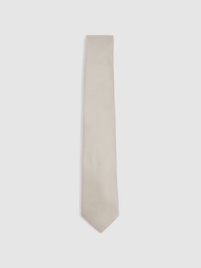 Reiss Ceremony Textured Silk Tie